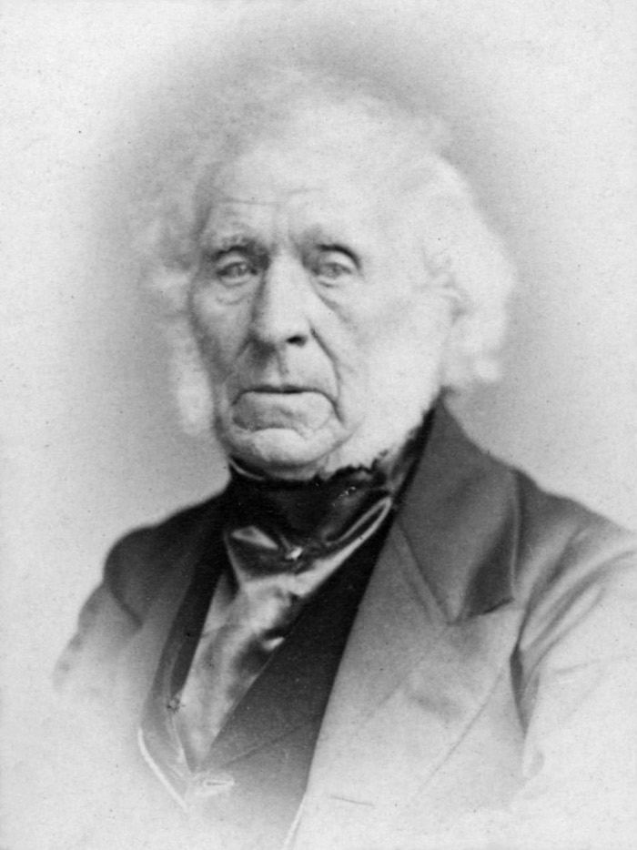 Sir David Brewster (1781–1868) in späteren Jahren.