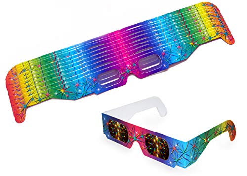 10 Stück original Multispektral Brille Regenbogen