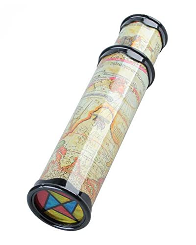 ZEALMAX Dehnbares Kaleidoskop Spielzeug Handgemachtes nostalgisches Spielzeug Geschenk Magisches Kaleidoskop, Alte Welt