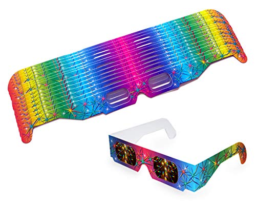 16 Stück original Multispektral Brille Regenbogen