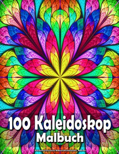 Kaleidoskop Erwachsene Malbuch Adventskalender _DEMerArt: Mit hypnotischem Kaleidoskop, Mustern, Blumen, symmetrischen Mandalas, Entspannung & Erleichterung
